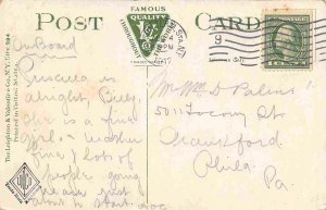 Steamer Priscilla Fall River Line Massachusetts 1912 postcard