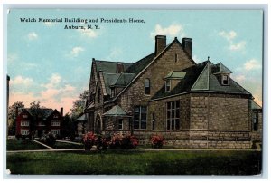 c1910's Welch Memorial Building Auburn New York NY Unposted Postcard 