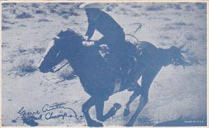 Cowboy Arcade Card Gene Autry and Champ