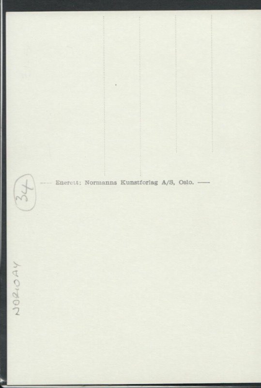 Norway Postcard - Nyastolfoss Ruten Kinsarvik-Stavalid     RR3430