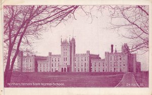 DEKALB ILLINOIS~NORTHERN IL STATE NORMAL SCHOOL~POSTCARD