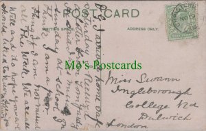Genealogy Postcard - Swann, Ingleborough, College Road, Dulwich, London GL356