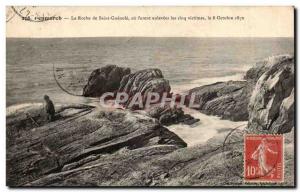 Old Postcard Penmarch Saint Guenole rock or were abducted victims 5 October 8...