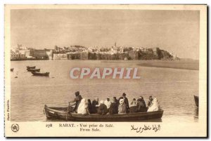 Old Postcard View from Morocco Rabat Sale From Sale