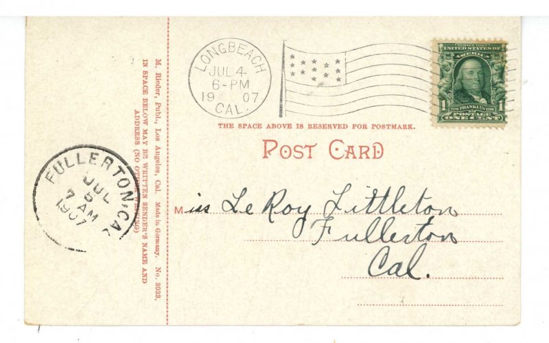 CA - Long Beach. The Pacific by Moonlight