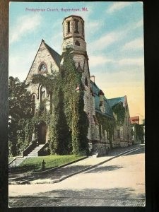 Vintage Postcard 1907-1915 Presbyterian Church Hagerstown Maryland