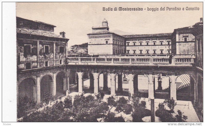 Montecassino , Italy , 00-10s ; Loggia del Paradiso