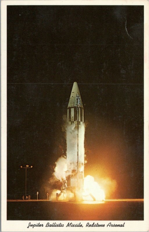 postcard US Army - Jupiter Ballistic Missile, Redstone Arsenal