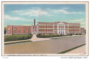 Exterior,  Lansdowne Junior High School,  East St. Louis,  Illinois,  PU_1944