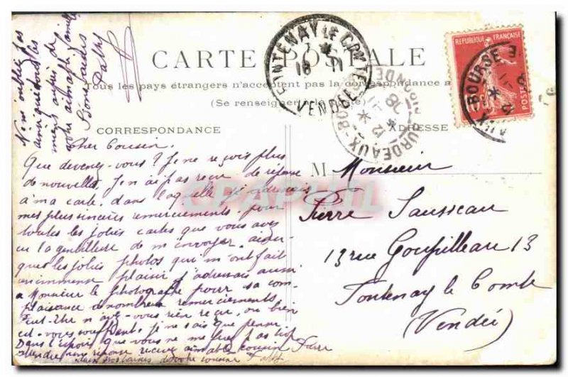 Postcard Old Paris Bastille Square