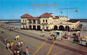 This view shows the Boardwalk and music pier Ocean City, New Jersey  