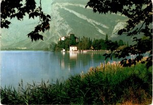 Castel Toblino, 13th century, Trento, Italy, Lake Toblino Postcard