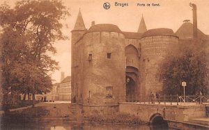 Porte de Gand Bruges Belgium Unused 