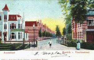 Netherlands Amersfoort Hendrik Viandenstraat Vintage Postcard 03.78 