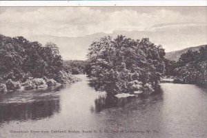 West Virginia Lewisburg Greenbrier River From Caldwell Bridge Route U S 60 Al...