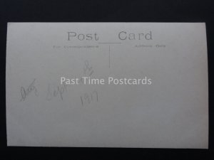 Somerset TEMPLECOMBE The Village Stocks c1917 RP Postcard