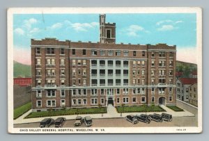 Ohio Valley General Hospital, Wheeling West Virginia, Postcard 