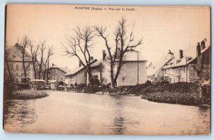 Mouthe (Doubs) Bourgogne-Franche-Comté France Postcard View of the Doubs c1910