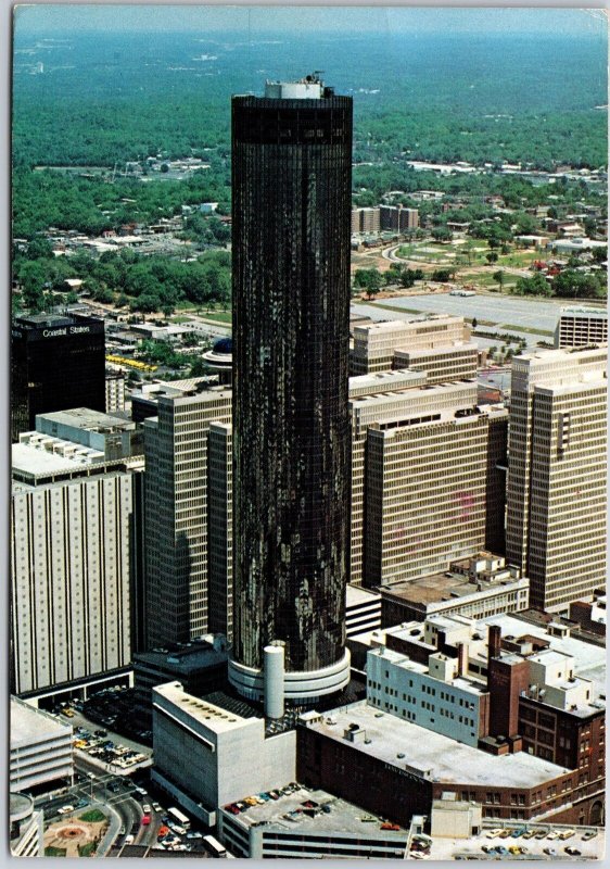 1981 Peach Tree Plaza Westin Hotel Downtown Atlanta Georgia GA Posted Postcard