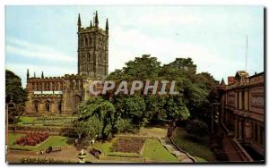 Postcard Old St Peter's Collegiate Church, Wolverhampton