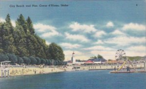 Idaho Coeur d'Alene City Beach and Pier