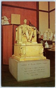 Postcard - Lincoln Statue in Daniel Chester French Studio, Massachusetts