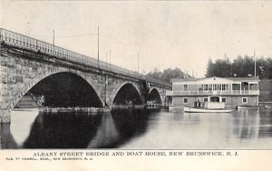 Albany Street Bridge and Boat House in New Brunswick, New Jersey