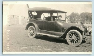 C.1910 RPPC Albert Kidd & His Buick Centralia, IL Postcard P165 