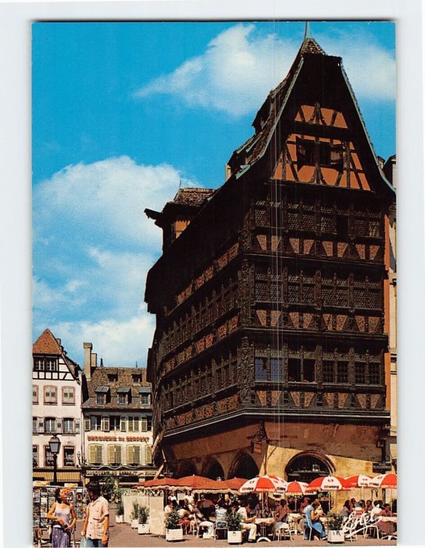 Postcard La maison Kammerzell, Place de la Cathédrale, Strasbourg, France