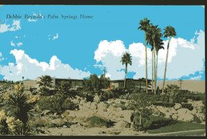 California PALM SPRINGS Home of Debbie Reynolds - Chrome