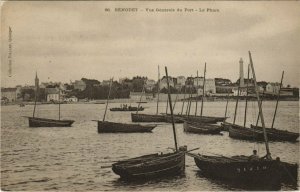 CPA BENODET Vue generale du Port L Phare (143726)