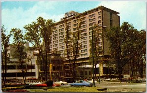 Aristos Hotel Acapulco Mexico Car Parking Shopping Stores Buiding Postcard