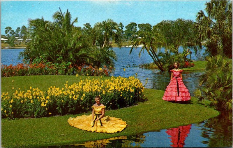 Florida Cypress Gardens Blossom Time Beautiful Girls