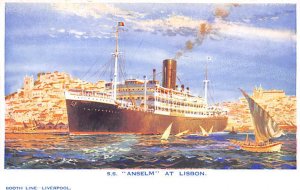 SS Anselm Booth Line Ship Unused 