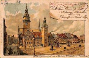 ab9077  - Ansichtskarten  POSTCARD - GERMANY Deutschland - Gruss aus Chemnitz