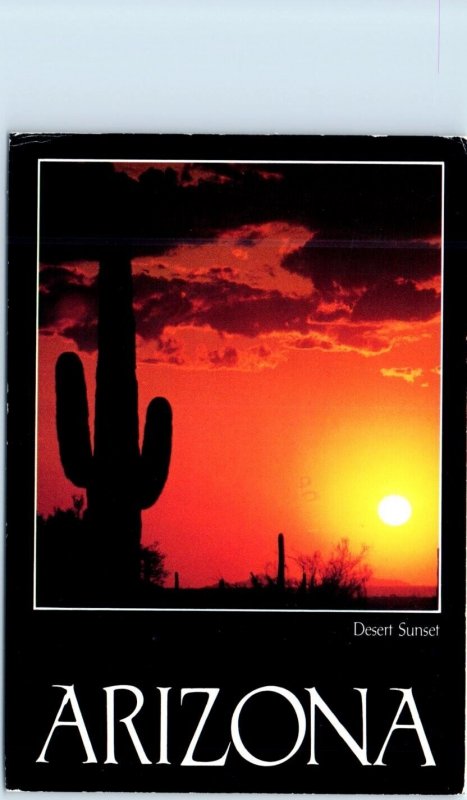 Postcard - Desert Sunset - Arizona