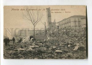 3144532 ITALY MESSINA 1908 earthquake Via Solferino Vintage PC