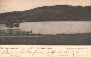 Vintage Postcard 1900's West View Upper Lake Tyrrel Lake New York N. Y.