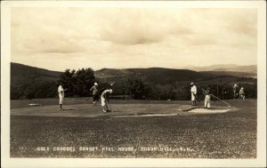 SUGAR HILL NEW HAMPSHIRE NH Sunset Hill Golf Course GOLFING RPPC