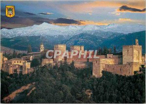 Postcard Modern Granada Alhambra