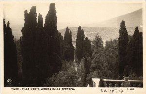 CPA TIVOLI Villa d'Este veduta dalla Terrazza ITALY (545990)