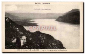 Old Postcard Environs of Aix les Bains Lake Bourget seen Chambotte Grande Cha...
