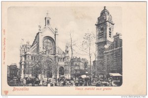 BRUXELLES, Belgium, 1900-1910's; Vieux Marche Aux Grains