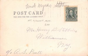 G24/ Mount Pleasant Michigan RPPC Postcard c1910 Myron Steffins