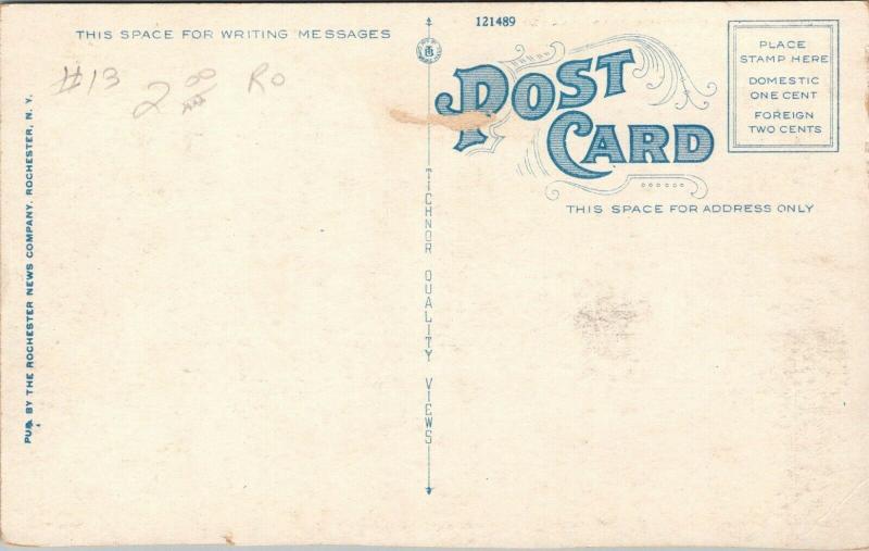 Rochester New York~Edgerton Park Band Stand~1920s Fashion Gals~Postcard
