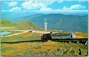 Mount Washington Cog Railway New Hampshire First Climbing Railway Postcard