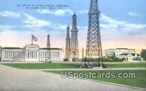 Oil Wells on State Capitol Grounds - Oklahoma Citys, Oklahoma