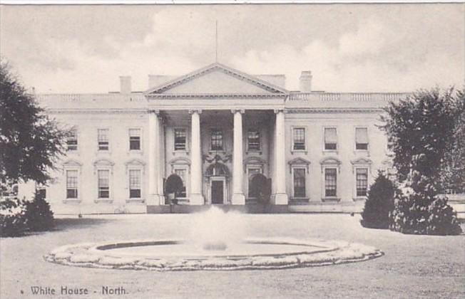 Washington D C White House North Front Rotograph