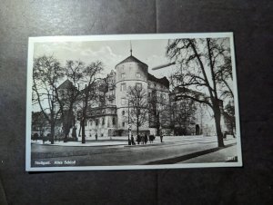 Mint Germany Zeppelin RPPC Postcard Flight Over Stuttgart