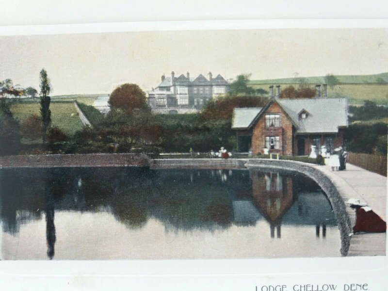 Chellow Dene Lodge Bradford Yorkshire Antique Vintage Postcard 1908